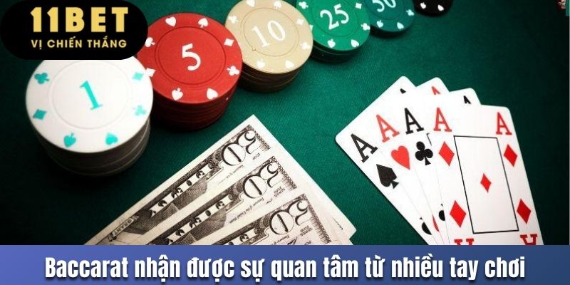 Baccarat nhận được sự quan tâm từ nhiều tay chơi