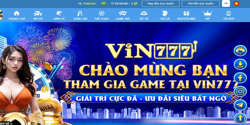Vin7771 Com là sân chơi uy tín top đầu Việt Nam